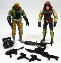 G.I.Joe vs. Cobra - 2002 - Sgt. Stalker & Zartan (loose)