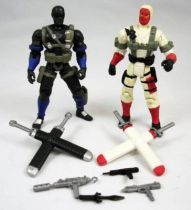 G.I.Joe vs. Cobra - 2002 - Snake Eyes & Storm Shadow (loose)