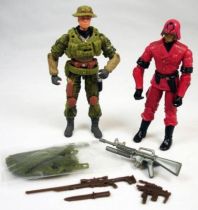 G.I.Joe vs. Cobra - 2003 - Cross Hair & Cobra CLAWS Comander (loose)