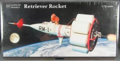 Glencoe Models 06002 - Fus�e Spatiale R�cup�ration Retriever Rocket 1/72 Neuf Boite Cellophan�e