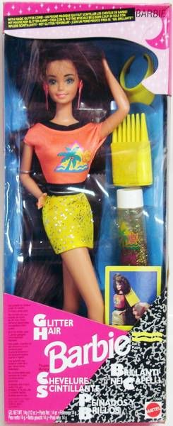 glitter hair barbie 1993