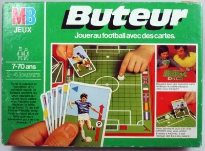 Goal Scorer \ Playing Football with Cards\  - MB Jeux 1981