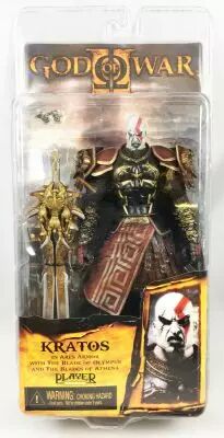 God of War - Kratos en Armure d\'Ar�s (visage furieux) - Figurine Player Select NECA