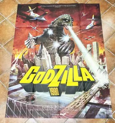 Godzilla 1980 - Affiche 120x160cm - Ren� Chateau / Amlf (1976)