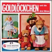 Goldl&ouml;ckchen und die 3 B&auml;ren - Set of 3 Discs Gaf View-Master 3-D Loose with Booklet Ref. B 317-D