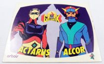 Goldorak - Ceji-Arbois - Sticker Promotionnel Actarus & Alcor