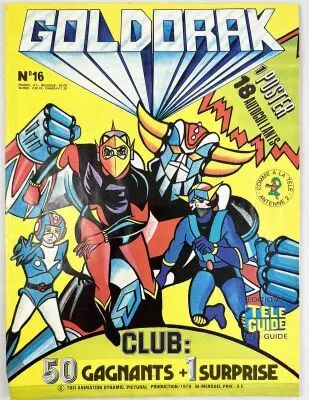 Goldorak - Editions T�l�-Guide - Bi-mensuel (avec 18 autocollants & poster) n�16