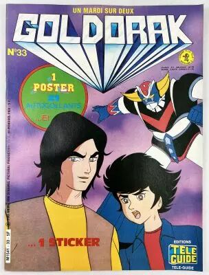 Goldorak - Editions T�l�-Guide - Bi-mensuel (avec 21 autocollants & poster) n�33