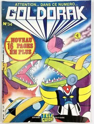 Goldorak - Editions T�l�-Guide - Bi-mensuel (avec poster) n�34