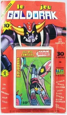 Goldorak - Jeu des familles (neuf sous blister) - Editions T�l�-Guide