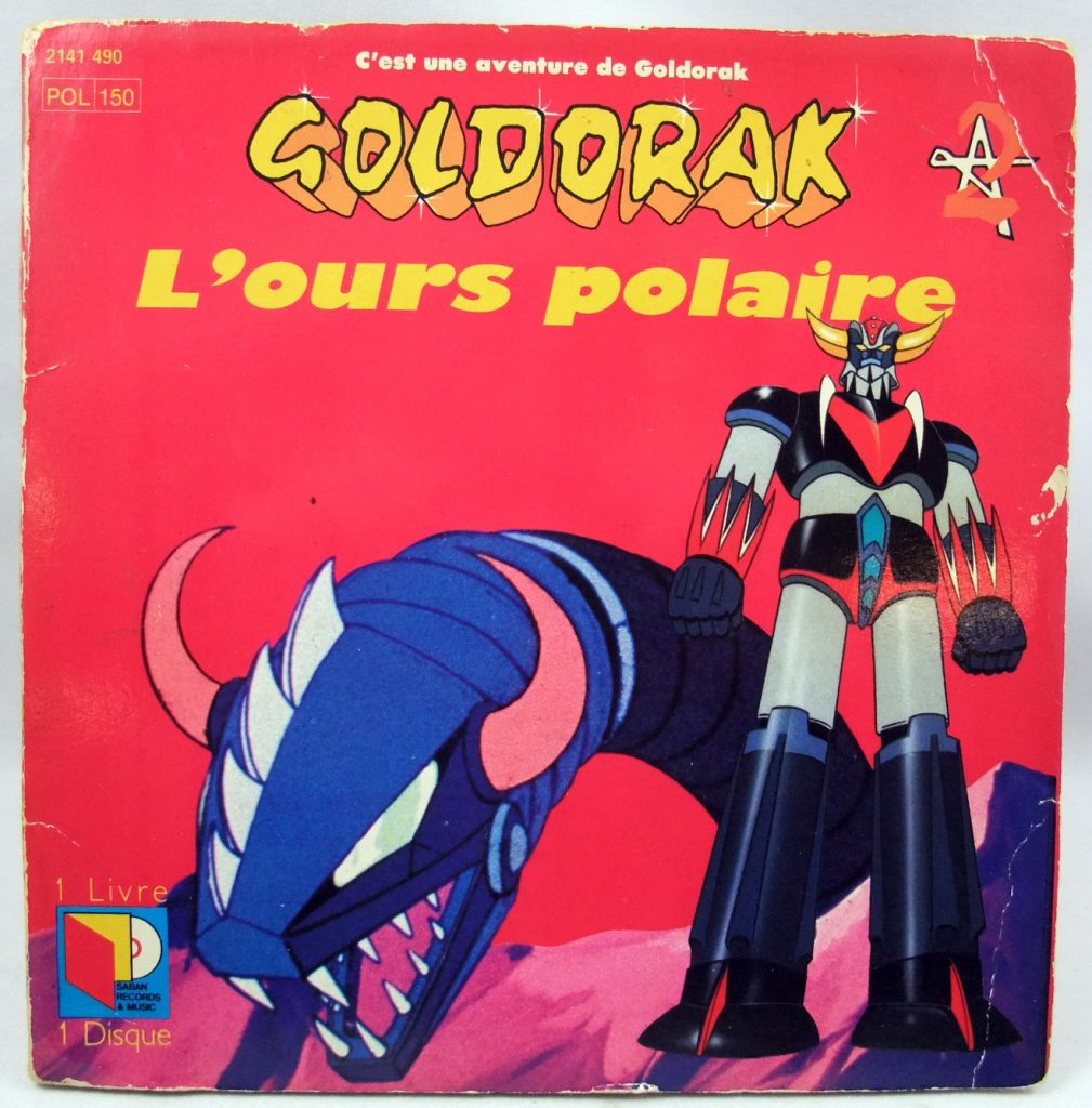 Goldorak - Livre-Disque 45Tours L'Ours Polaire - Saban Records 1982