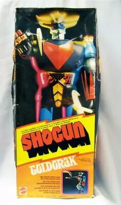 Goldorak - Mattel Shogun Warriors - Goldorak Jumbo Machinder \ La Vache qui Rit\  (occasion en boite)