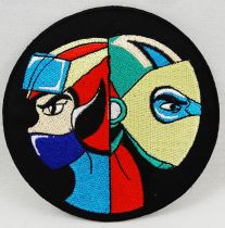 Goldorak - Patch Ecusson brodé thermocollant 9cm - Alcor & Actarus : les frères de l\'espace