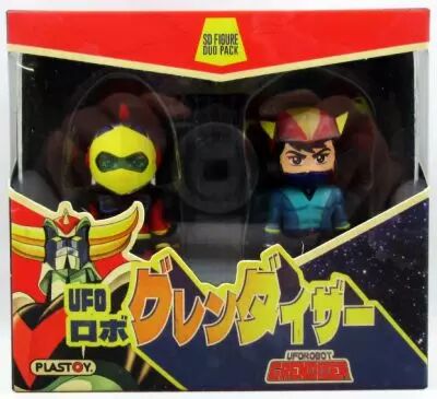 Goldorak - Plastoy - Figurine PVC 6cm SD Duke Fleed & Koji Kabuto (Actarus & Alcor)
