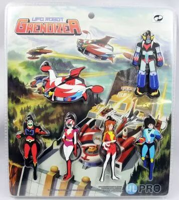 Goldorak - Set de figurines porte cl�s en caoutchouc - HL Pro