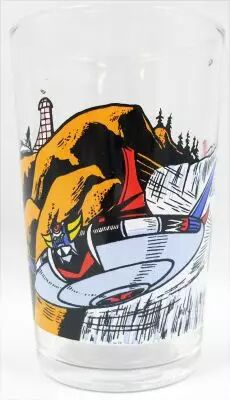 Goldorak - Verre � moutarde Amora - Goldorak sous la chute d\'eau