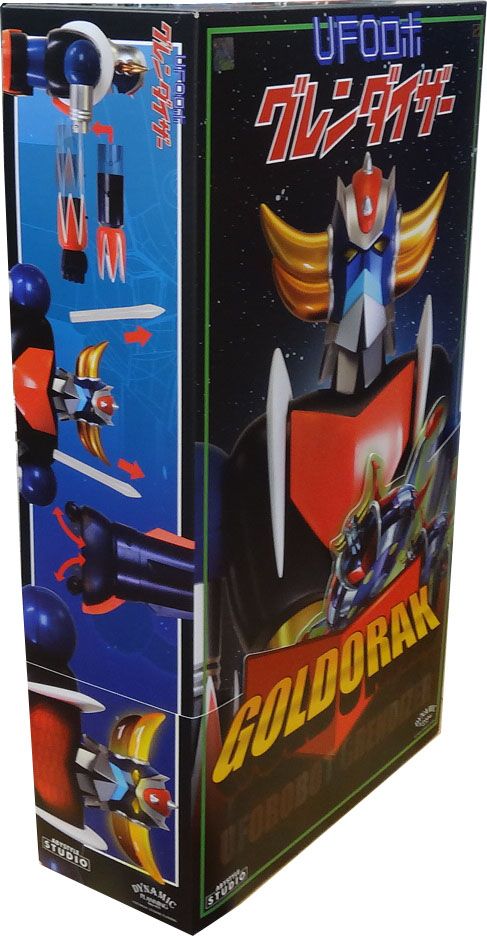 Goldorak - Figurine Grendizer : Cornes dorée - Édition classique de 12 cm  en Métal