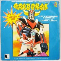 Goldorak 4 Et l\'aventure continue par Lionel Leroy - Disque 45Tours Saban 1982