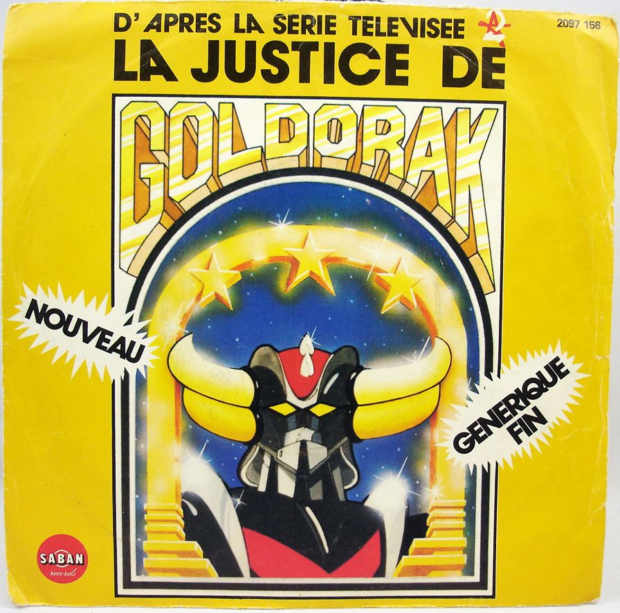 Goldorak - Livre-Disque 45Tours L'Ours Polaire - Saban Records 1982