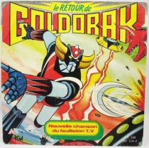 Le Retour de Goldorak BO par Minet - Disque 45Tours AB Kids 1987