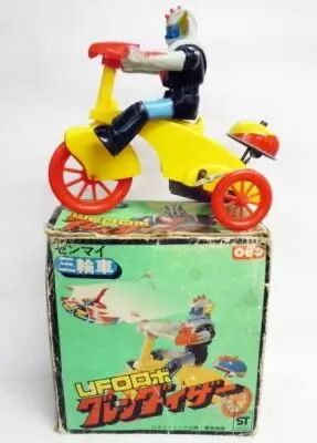 Goldorak en Tricycle - Jouet � remonter (Wind-Up) - Robin 1977