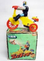 Goldorak en Tricycle - Jouet à remonter (Wind-Up) - Robin 1977