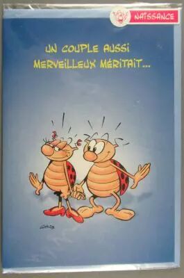 Gotlib - Cartoon Collection 1998 - Birth Card & envelope