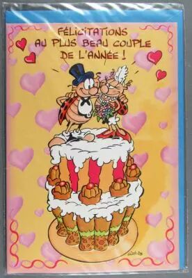 Gotlib - Cartoon Collection 1998 - Carte Anniversaire & enveloppe