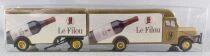 Grell Dgd Ho 1/87 Camion Man B&uuml;ssing 8000 Dor&eacute; Vin Rouge Le Filou & Remorque Neuf en Boite