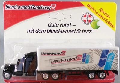Grell Giveaway Ho 1:87 Peterbilt 378 Black Medical Truck Blend a Med Mint on Card