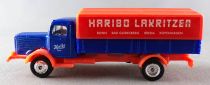 Grell Ho 1/87 2 Camions Man + Remorque Bâché Société Haribo 1956