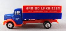 Grell Ho 1/87 2 Camions Man + Remorque Bâché Société Haribo 1956