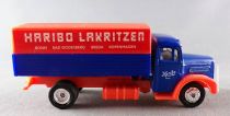 Grell Ho 1/87 2 Camions Man + Remorque Bâché Société Haribo 1956