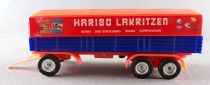 Grell Ho 1/87 2 Camions Man + Remorque Bâché Société Haribo 1956