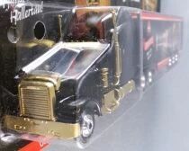Grell Ho 1/87 Camion Freightliner FLD 120 Noir Semi Remorque Bi&egrave;re Urbanus Neuf Blister