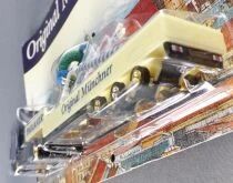 Grell Ho 1/87 Camion Iveco Stralis Bleu Semi Remorque Surbaiss&eacute;e M&acirc;t Enseigne Bi&egrave;re Paulaner Neuf Blister