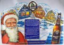 Grell Ho 1/87 Camion Magirus S7500 Chasse Neige Plateau Brasseur Bi&egrave;re de No&euml;l M&ouml;nchshof & Remorque avec F&ucirc;ts Neuf Blister