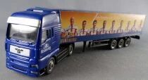 Grell Ho 1/87 Camion Man Tga Bleu Brasseur Kulmbacher Semi Remorque Football Bayern de Munich