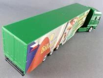 Grell Ho 1/87 Camion Man Tga Vert Semi Remorque Bitburger Football Euro 2004 Team Tch&egrave;que