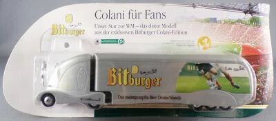 Grell Ho 1/87 Camion Mercedes Colani Concept Bi�re Bitburger Football Equipe Allemande Neuf Blister