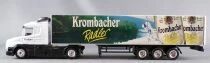 Grell Ho 1/87 Camion Scania T164 Blanc Semi Remorque Brasseur Krombacher