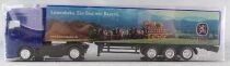 Grell Ho 1:87 Daf 95 XF Blue Truck & L&ouml;wenbr&auml;u Beer Road Trailer Mint in Box