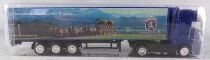 Grell Ho 1:87 Daf 95 XF Blue Truck & L&ouml;wenbr&auml;u Beer Road Trailer Mint in Box