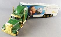 Grell Ho 1:87 Freightliner FLD 120 Green Truck & Bitburger J&ouml;rg Wontorra Beer Road Trailer