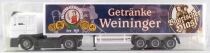 Grell Ho 1:87 Man Tga White Truck & Weininger Brewery Road Trailer Mint in Box
