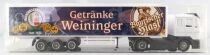 Grell Ho 1:87 Man Tga White Truck & Weininger Brewery Road Trailer Mint in Box