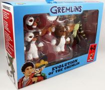 Gremlins - NECA - Evolution of the Gremlin 3-Pack : Gizmo, Mogwai Stripe, Gremlin Stripe
