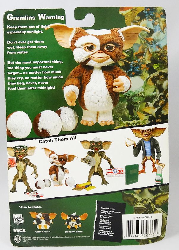 Peluche Gremlins Gizmo - jouets rétro jeux de société figurines