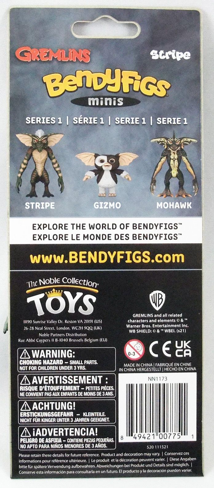 Mini figurine Gizmo Gremlins Bendyfigs - Mini figurines