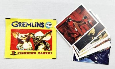 Gremlins - Panini Stickers Wax Pack 1984 (opened)
